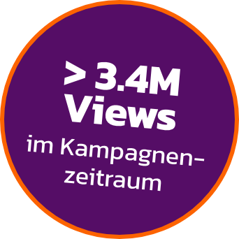 >3.4M Views im Kampagnenzeitraum